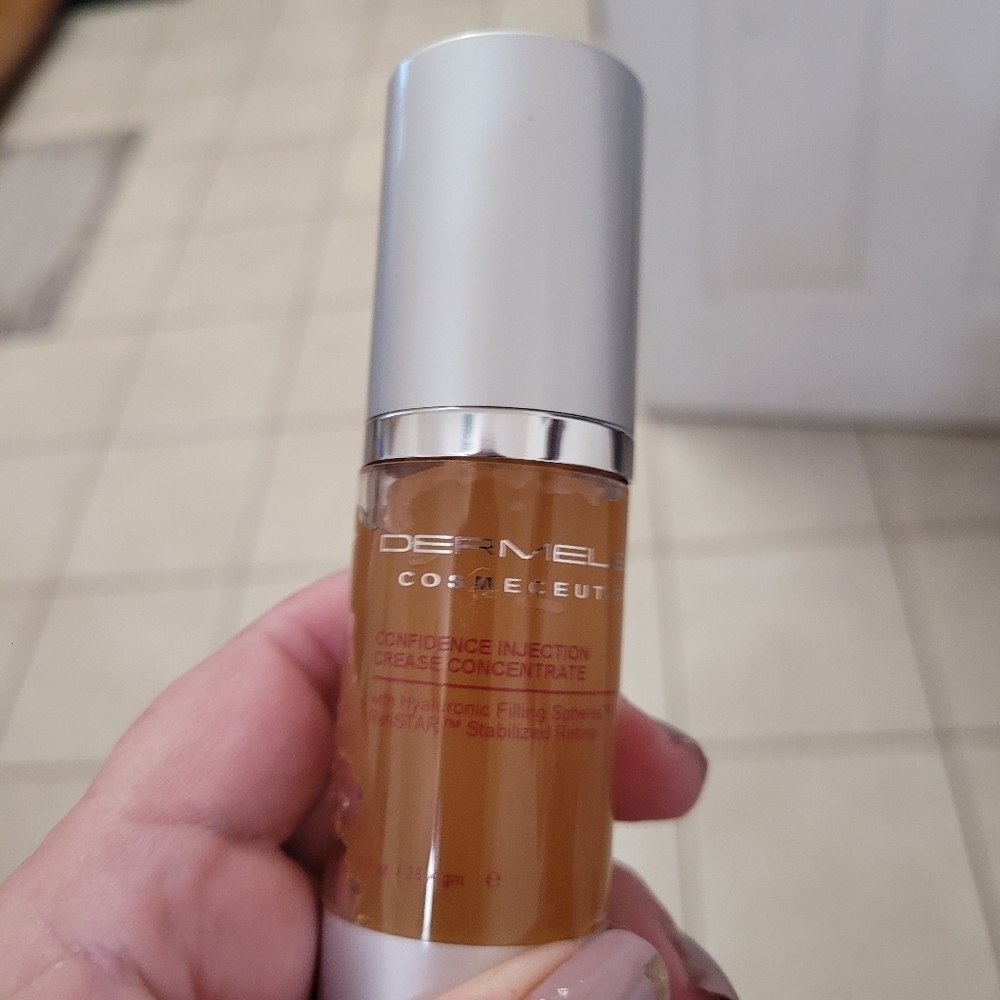 DERMELECT Confidence Injection Crease Concentrate w/ Retinol 1oz Authenic - Picture 3 of 4